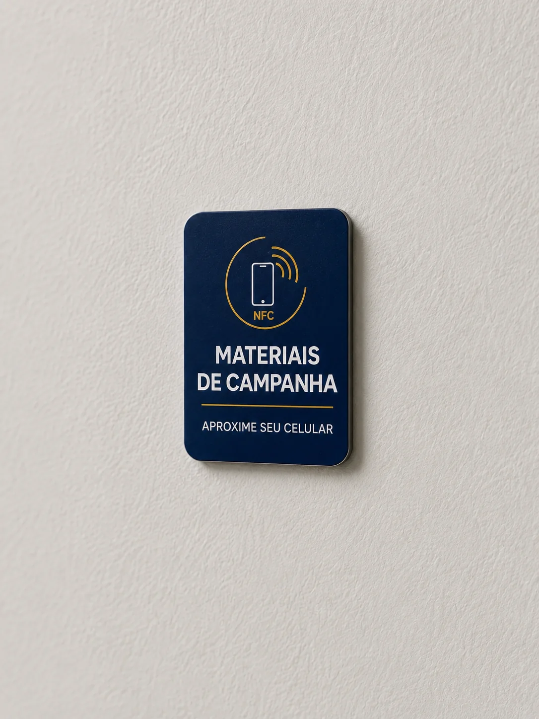 Tag NFC física para comitês e pontos de apoio